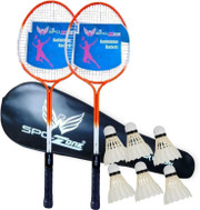 ZXX XTREME ZX Double Rod Badminton Racquet Racket Kit with Plastic