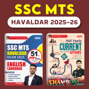SSC MTS MOCK TEST 2025 Edition Including Solved Papers (English
