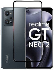 REY Pellicola salvaschermo 3D per REALME GT Neo 2 - GT Neo 3T, Nero, Vetro temperato, Copertura Completa, Pellicola Protettiva Protezione Schermo, 3D / 4D / 5D
