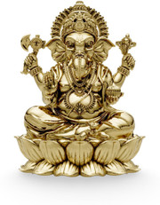 Artarium Ganesha Idol Vinayaka Statue Vinayagar Murti Pillayar Idol Ganesha Murti Ganpati Idol For Car Dashboard Home Office Decor Vighnaharta Ganesha Silver 3 5 Inch