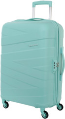 Zexon TROLLEY LUGGAGE Check-in Suitcase 4 Wheels - 28 inch BLUE