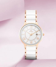 COPY - Coach Perry White Dial Two Tone Steel Strap Watch For Women - 14503347 Coach Perry Silver Dial Two Tone Steel Strap Watch for Women main image 3