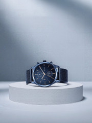OROLOGIO OMEGA GENEVE Manuale 31 mm quadrante blu uomo fatto in