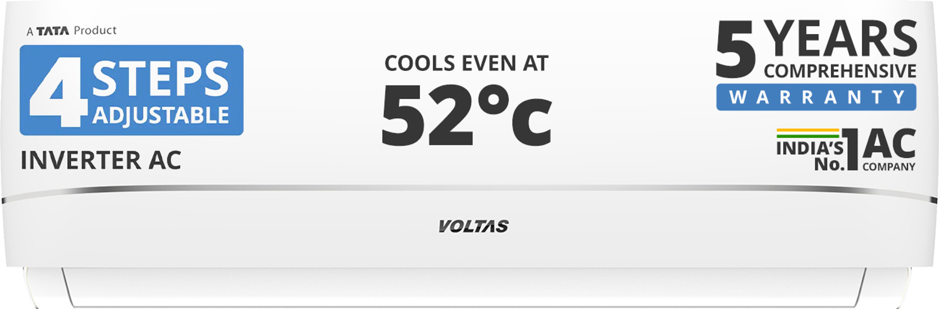 Voltas 183VH VECTRA ZENITH SILVER(4503974) 1.5 Ton 3 Star AC