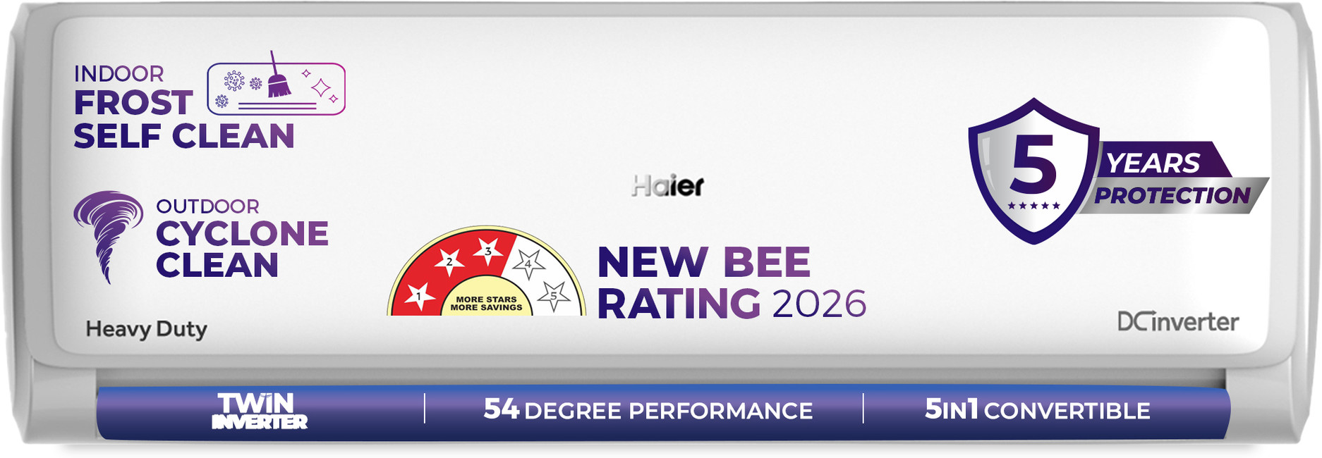 Haier FK2620T3SI 2.0 Ton 3 Star AC