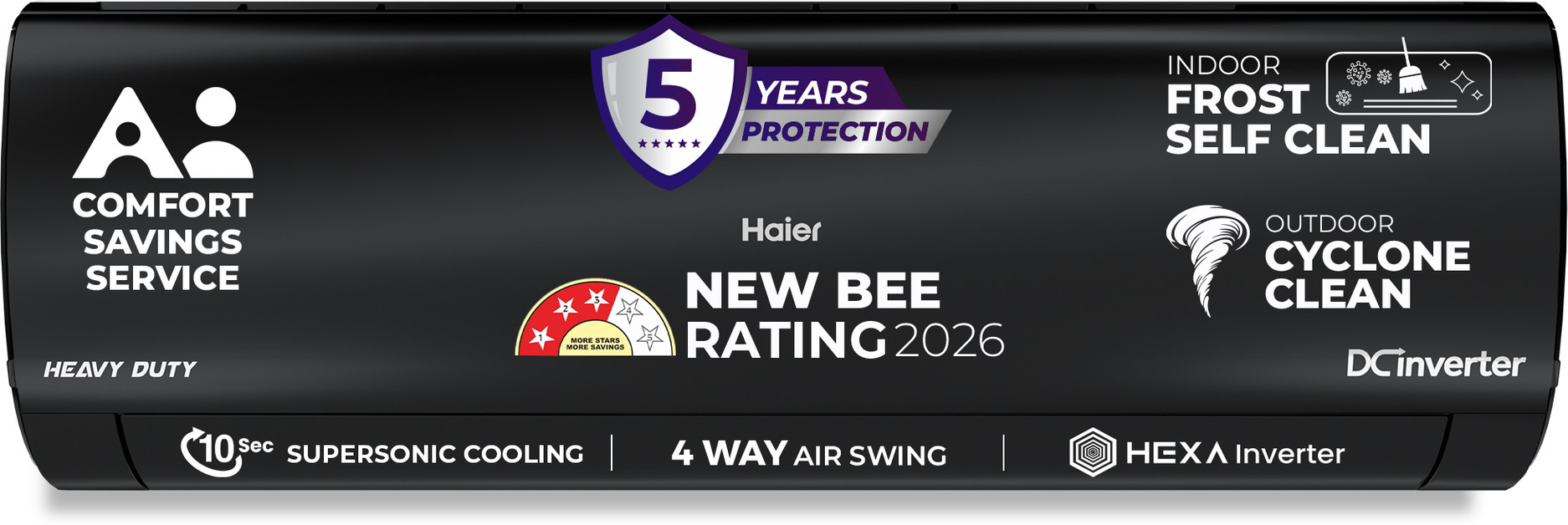 Haier FK2615T3SIW 1.5 Ton 3 Star AC
