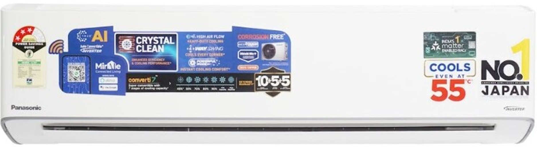 Panasonic S-EZ24BKYFM 2.0 Ton 3 Star AC