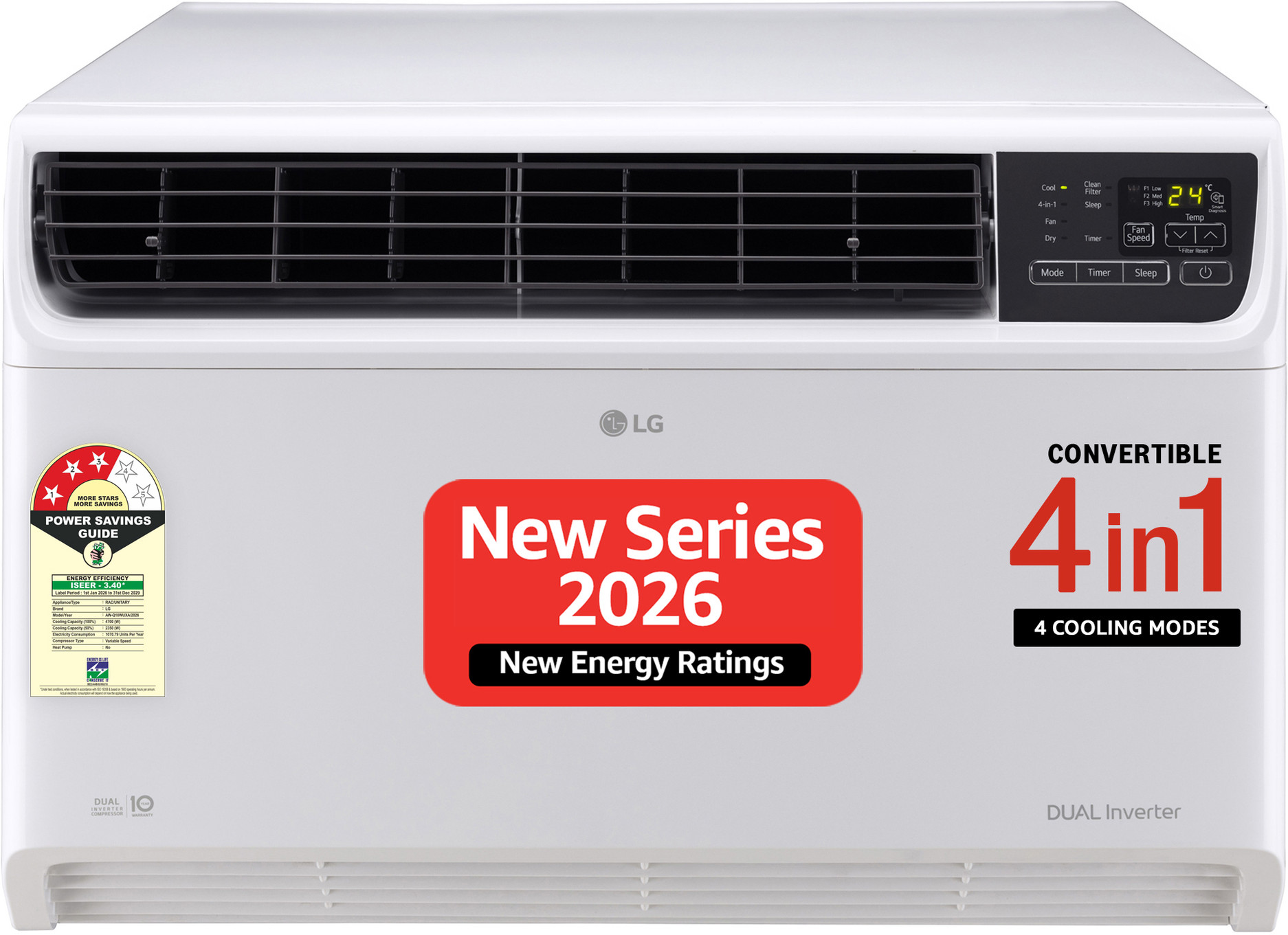 LG AW-Q18WUXA2026 1.5 Ton 3 Star AC