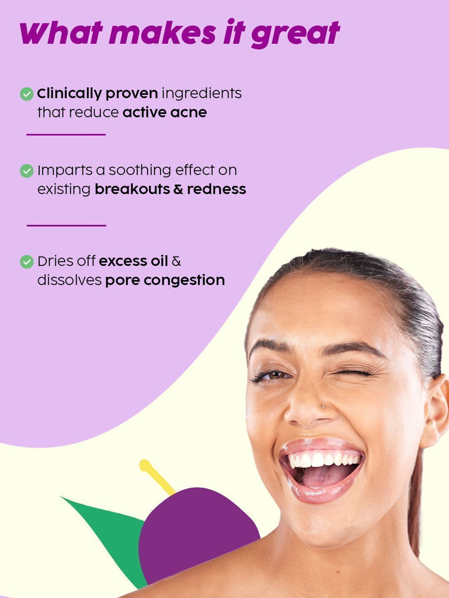 The Plant Fix Plix Salicylic Acid Jamun  Cleanser Gel For Active Acne & Oil Control Face Wash view 2