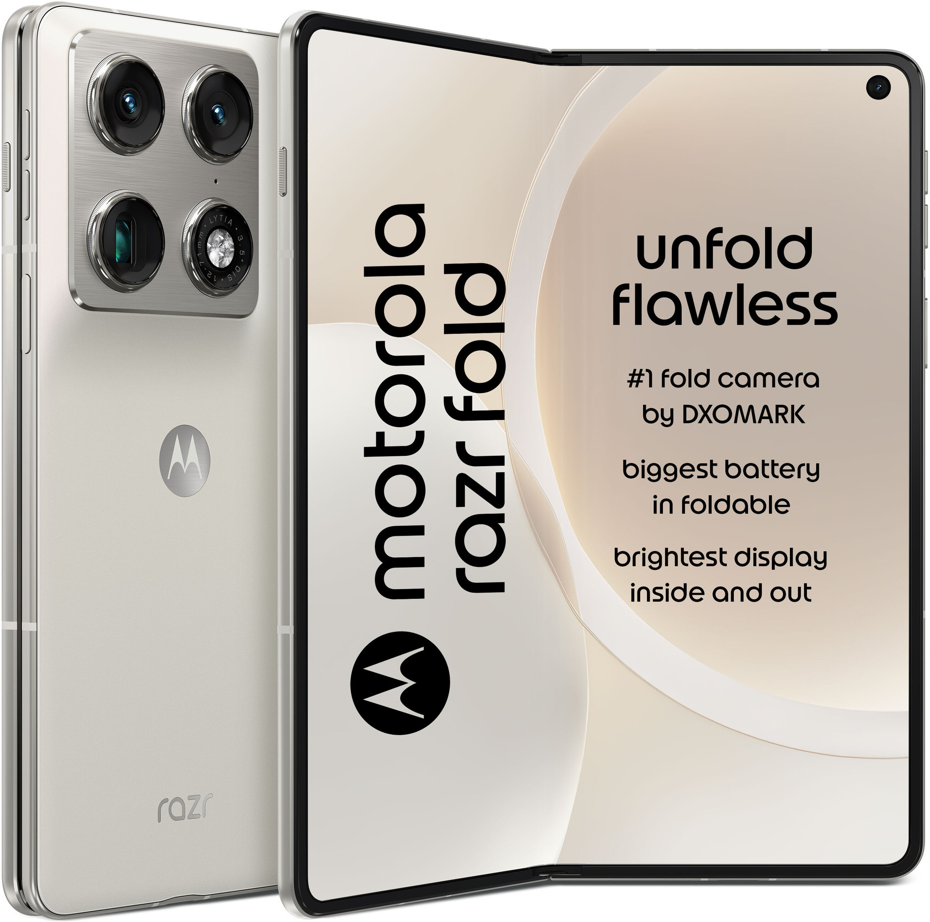 motorola razr fold pantone lily white 512 gb