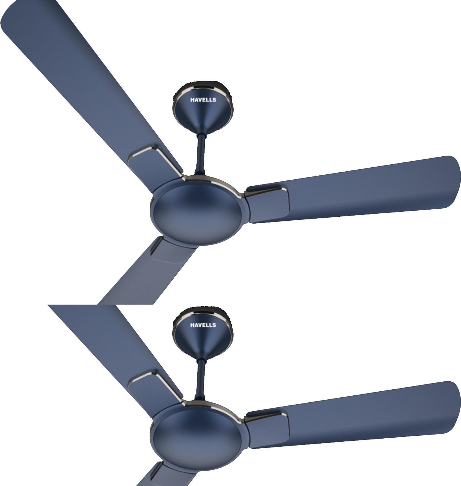 HAVELLS CEILING FAN - ENTICER INDIGO BLUE-CHROM - 1200MM 3 enticer 74 2 ceiling fan 1200 havells original imafudz3z3fe5fsz