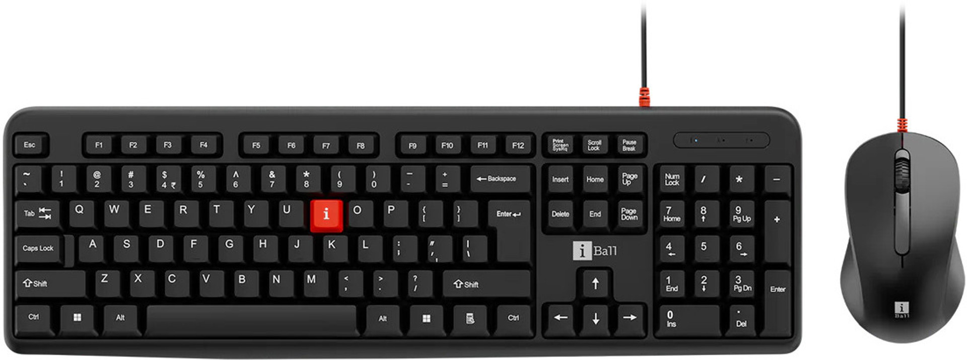 iBall ClickSet 220 Wired Combo - View 1