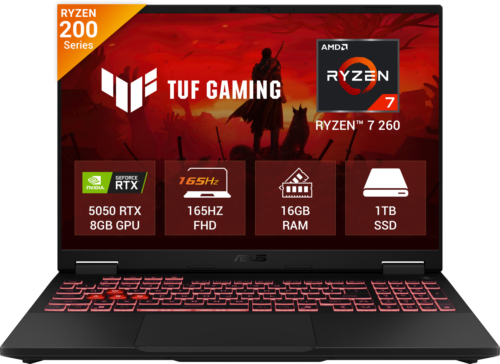 ASUS TUF Gaming A16 RTX 5050 gaming laptop