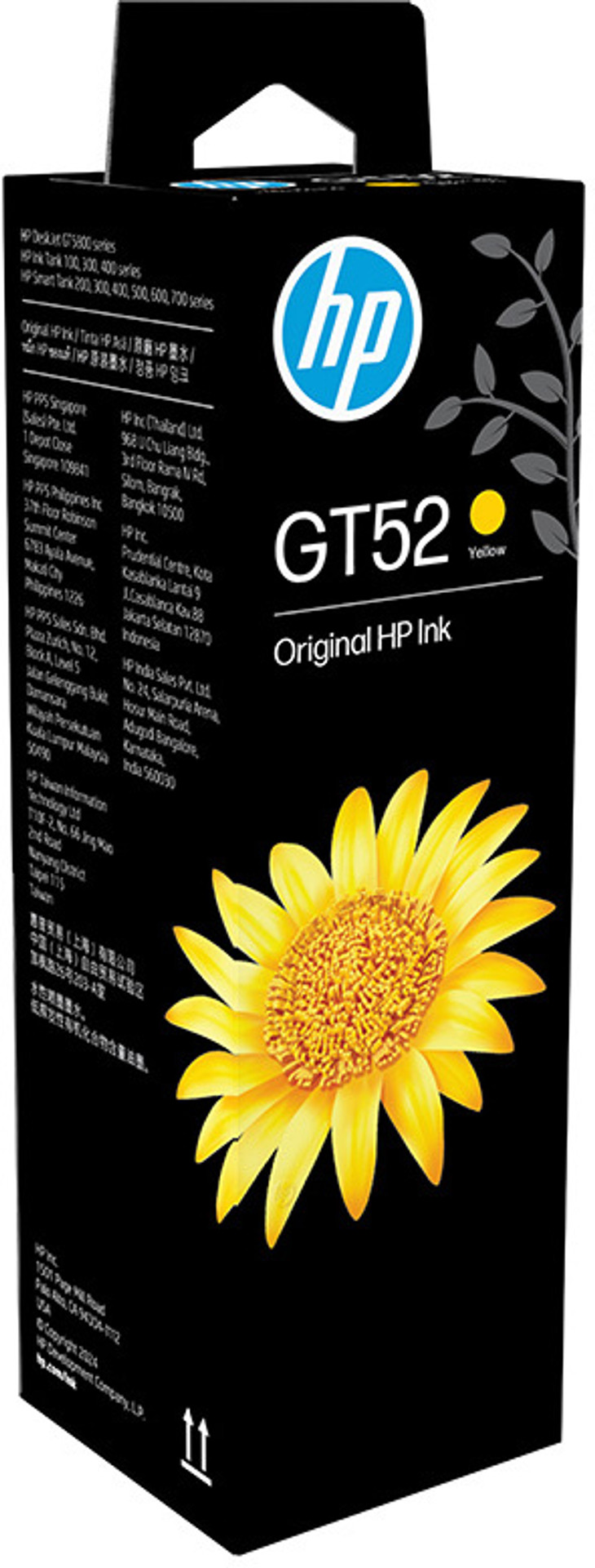 HP GT52 Yellow Original Ink Bottle
