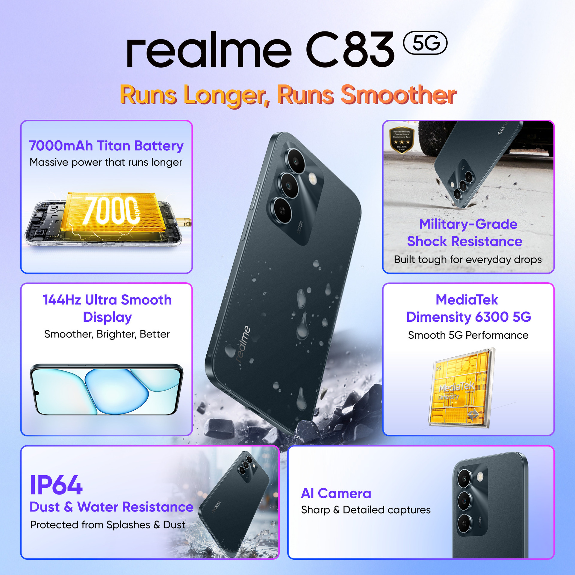 REALME C83 5G  4/128 Angle 2