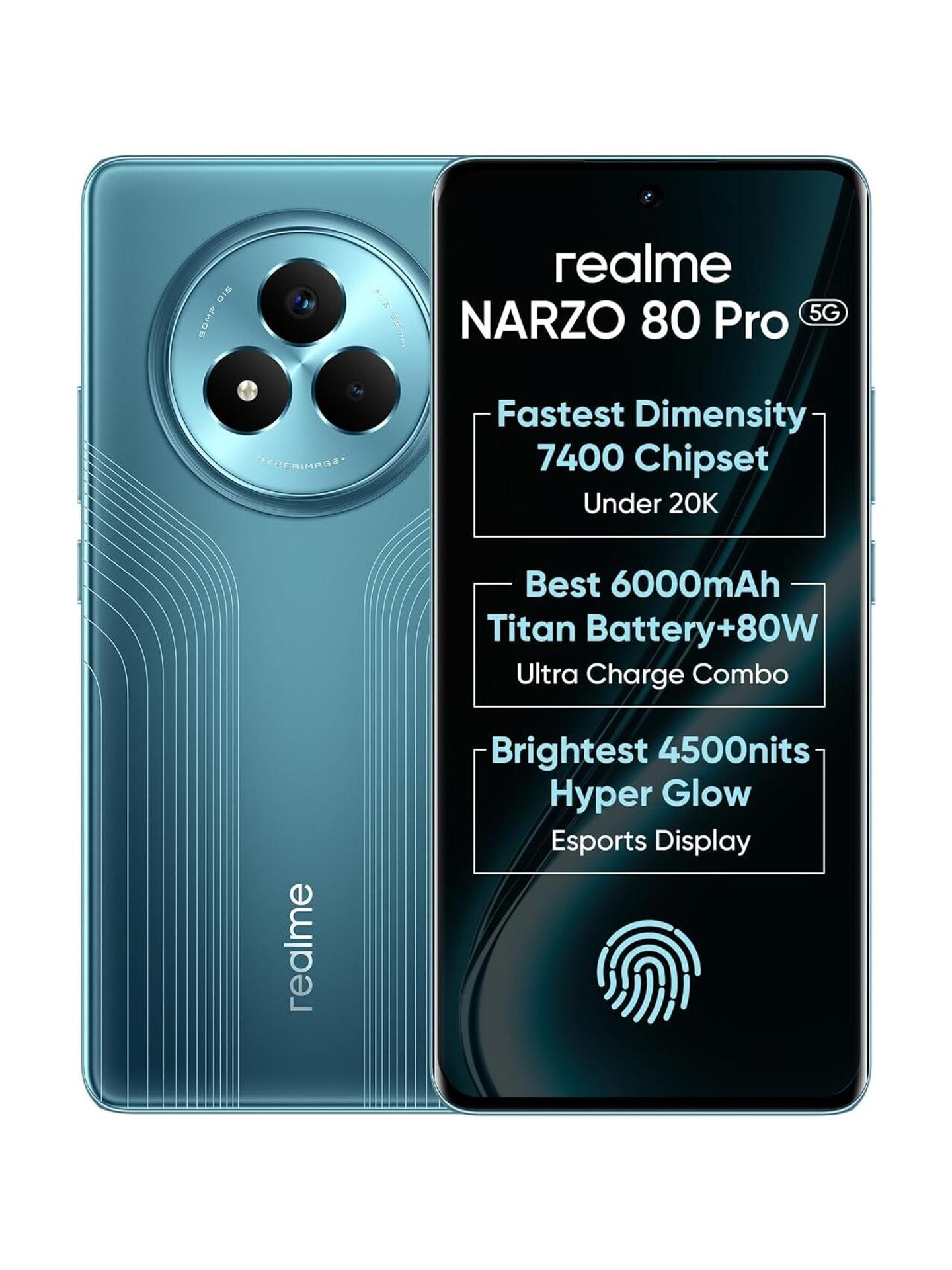 realme Narzo 80 Pro 5G (Racing Green, 256 GB)