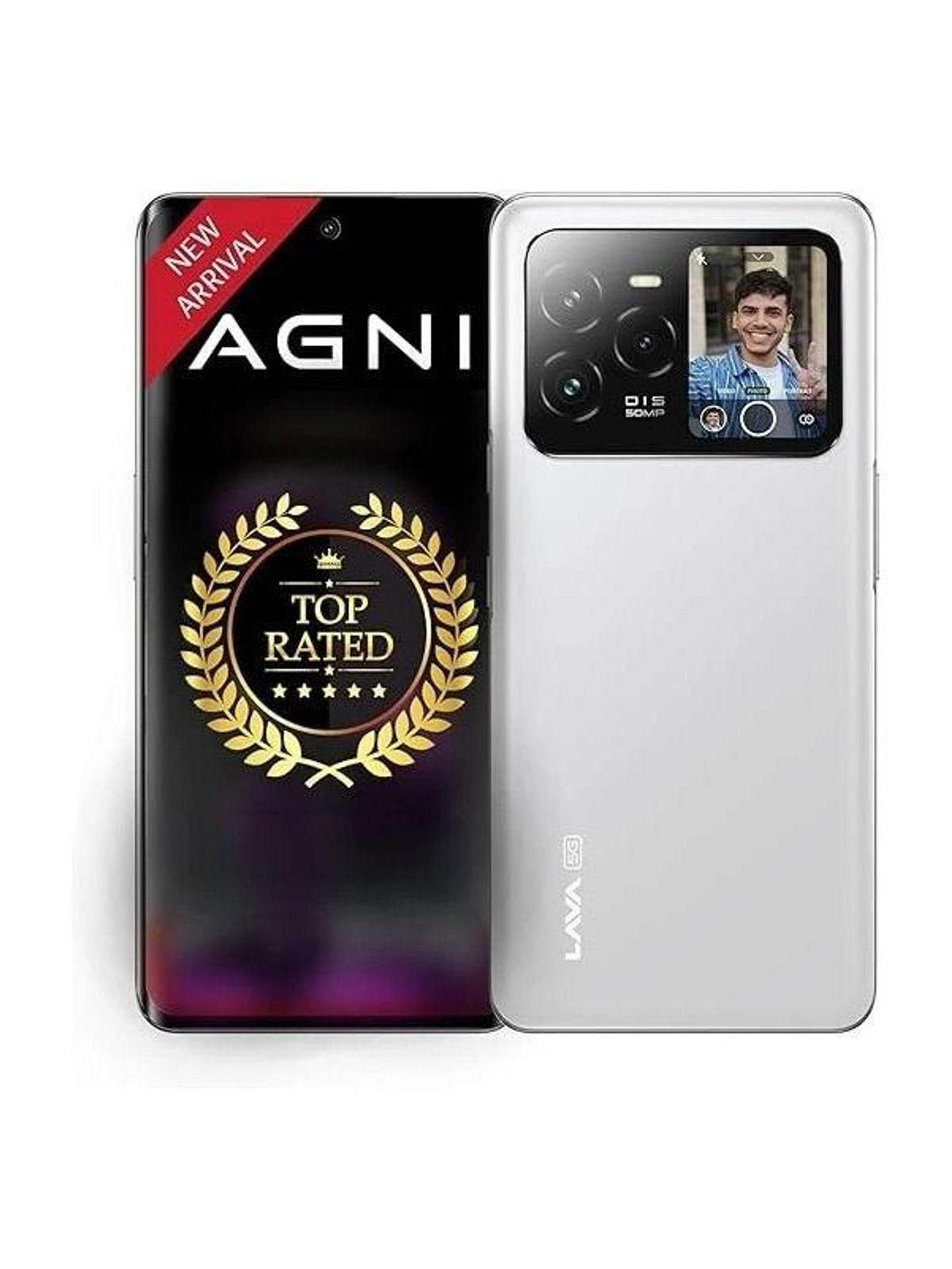 LAVA Agni 3 5G (Pristine Glass, 256 GB)