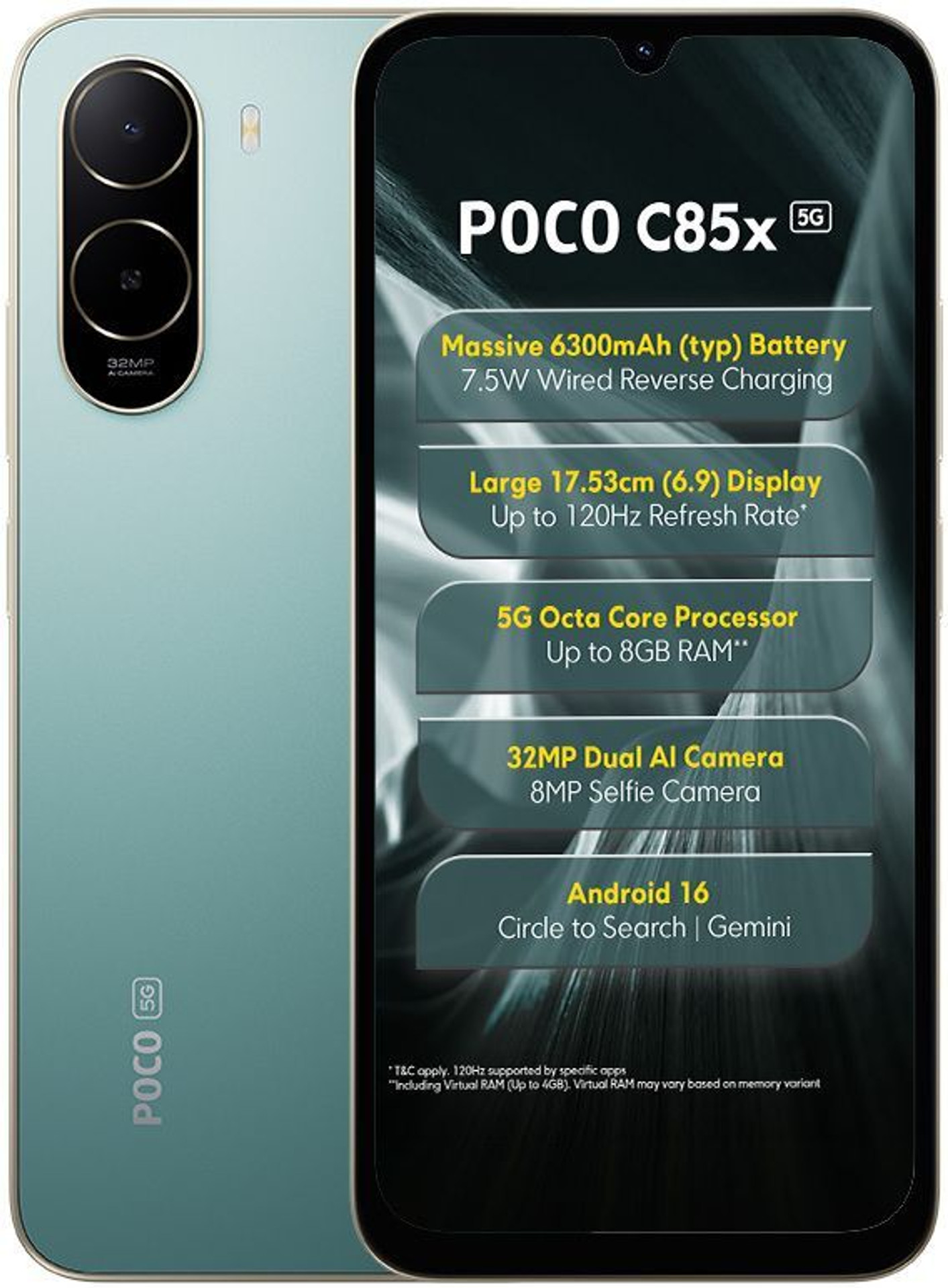 POCO C85X 5G 4/64