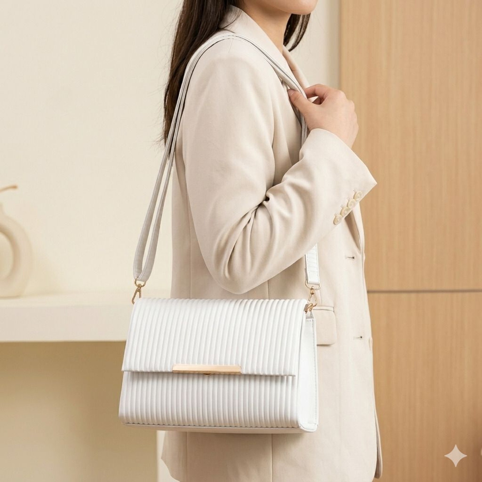 White Sling Bag