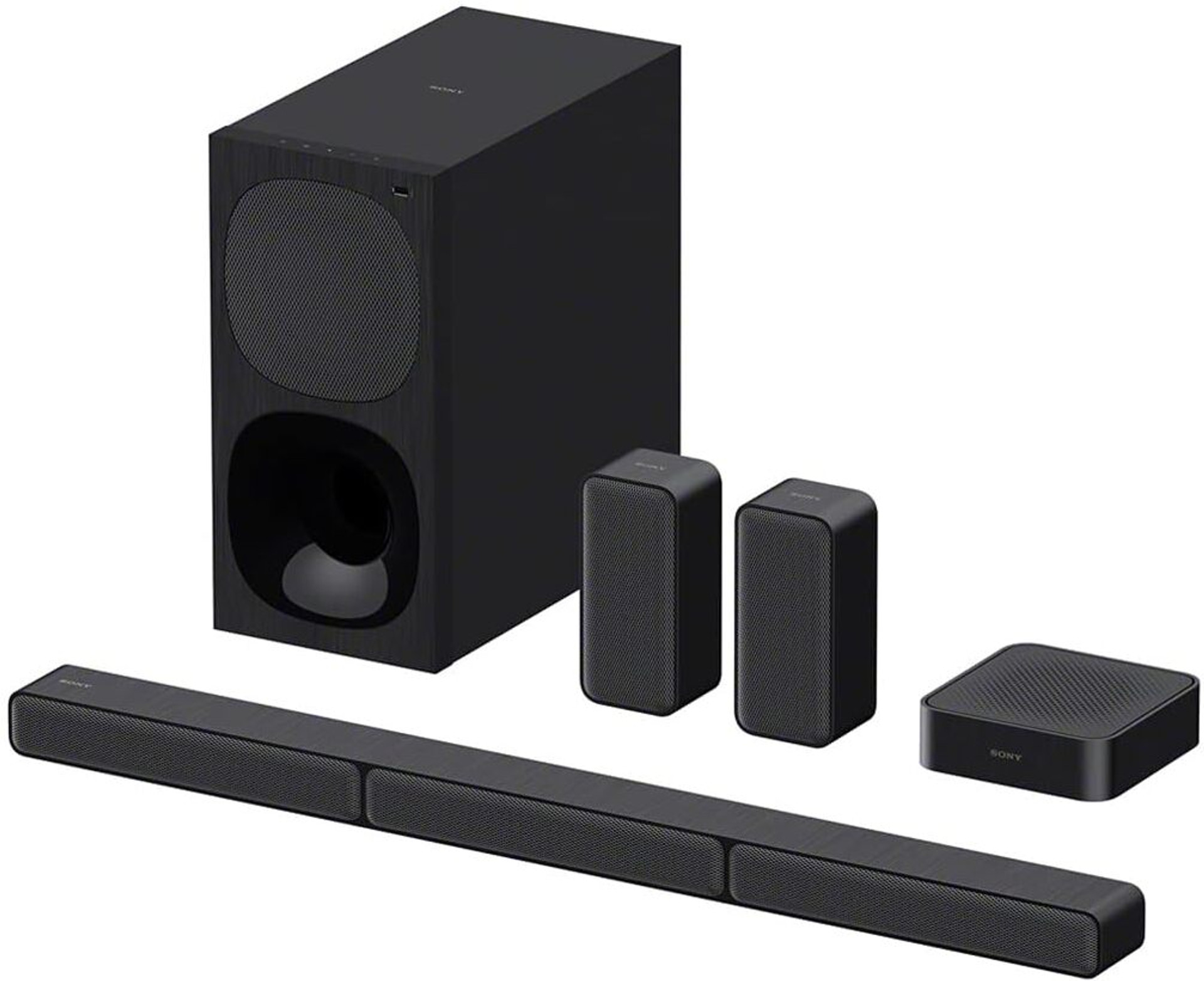 SONY HT-S40R 5.1ch Home Theatre with Dolby Digital, Subwoofer, Rear Speakers, 600 W Bluetooth Soundbar