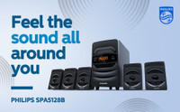 PHILIPS SPA5128B/94 40 W Bluetooth Home Theatre (Black, 5.1 Channel) PHILIPS SPA5128B/94 40 W Bluetooth Home Theatre (Black, 5.1 Channel)