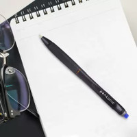 Pentonic Ballpoint Pens 12-Pack - 0.7mm Fine Point Blue Ink Retractable Pens