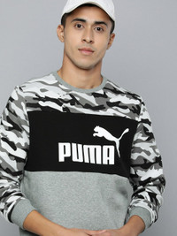 PUMA Men Full Sleeve Printed Sweatshirt