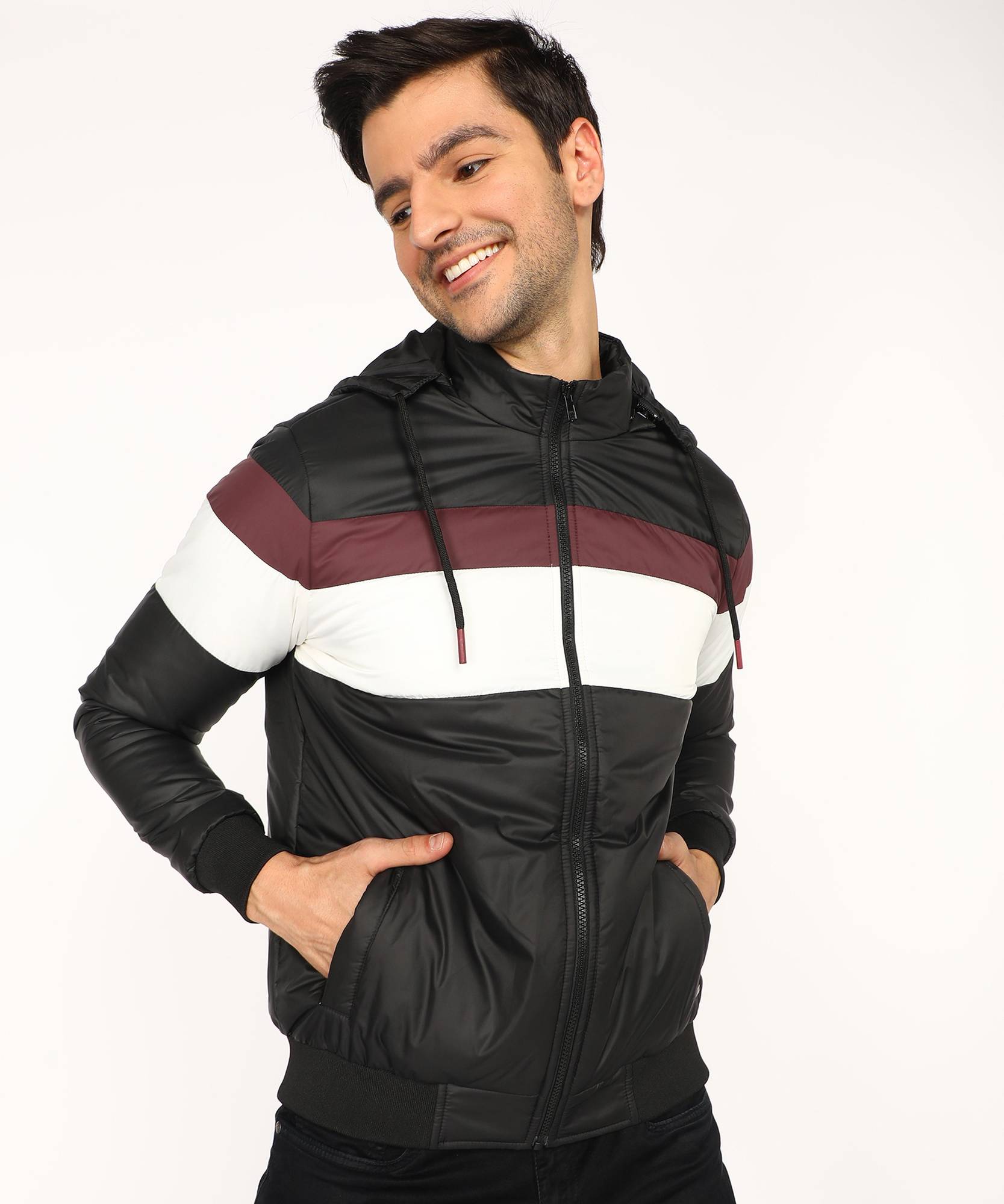 Price History of PARX Men Colorblock Quilted Jacket from Flipkart 2 139497394