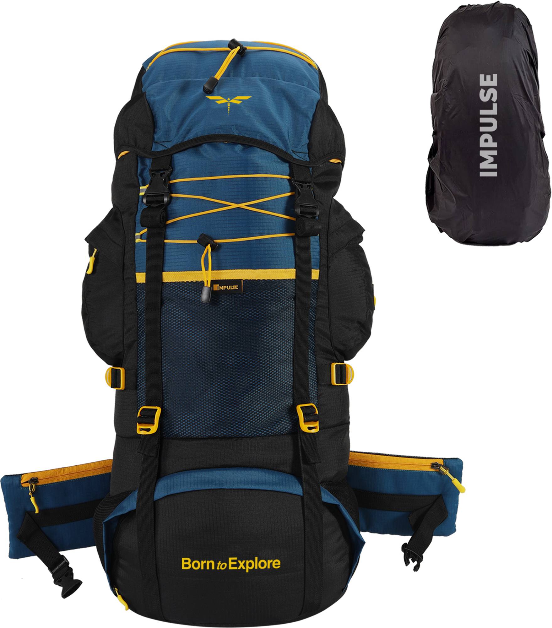 IMPULSE Travel bag for men tourist backpack for hiking trekking camping