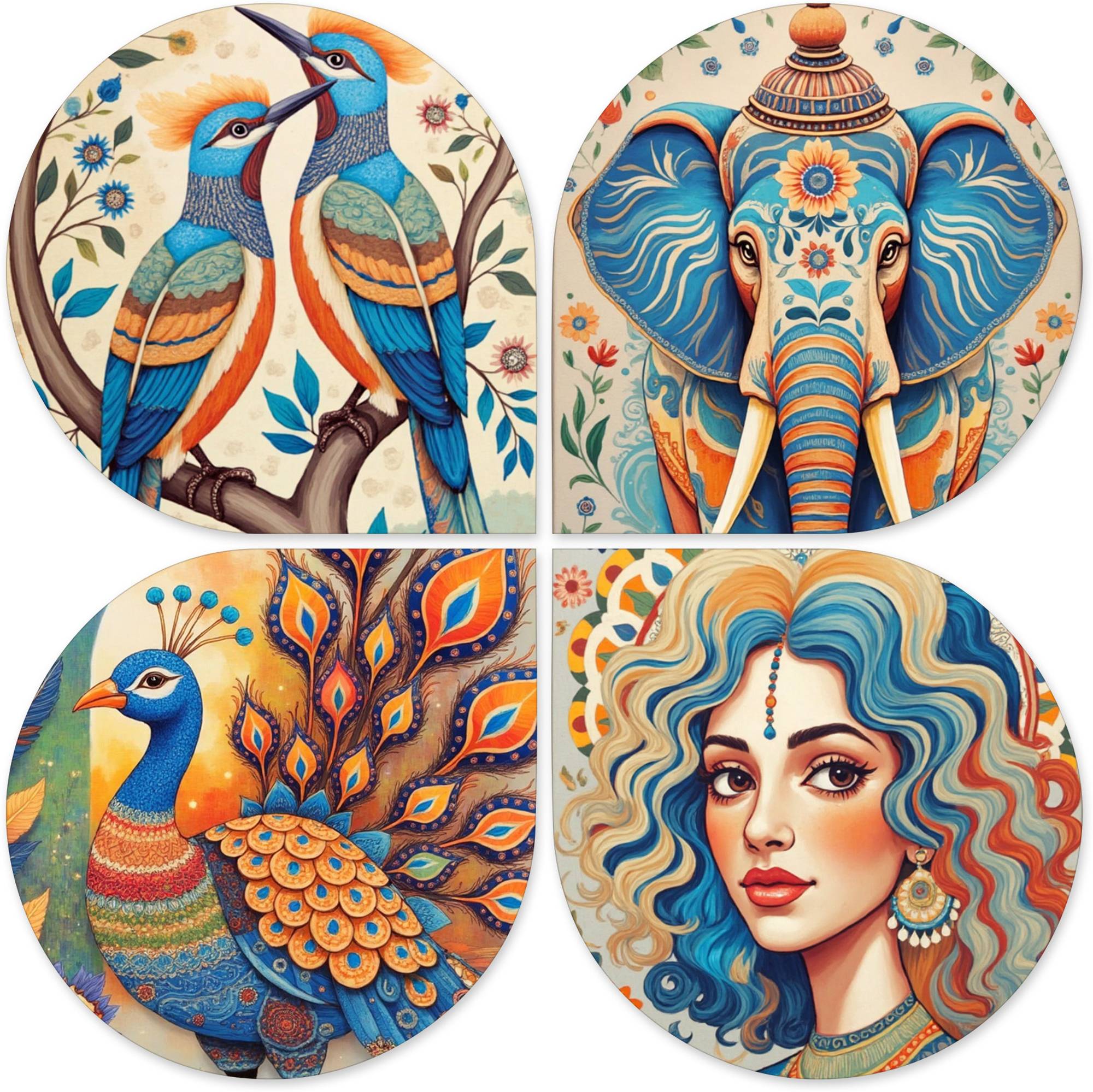 Nature Mdf Wooden Wall Hanging Handcrafted Decorative Bedroom Items