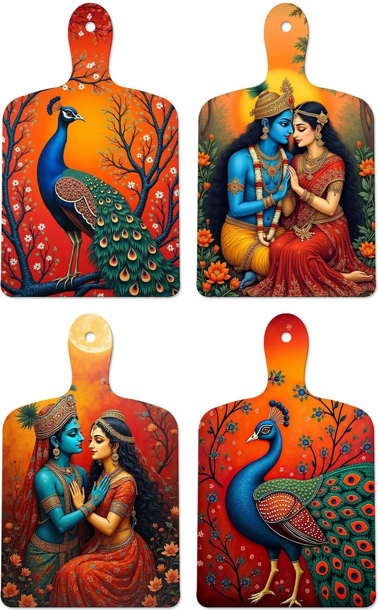 Radha Krishna Art Wall Hanging Home Décor Wall Art for Living room