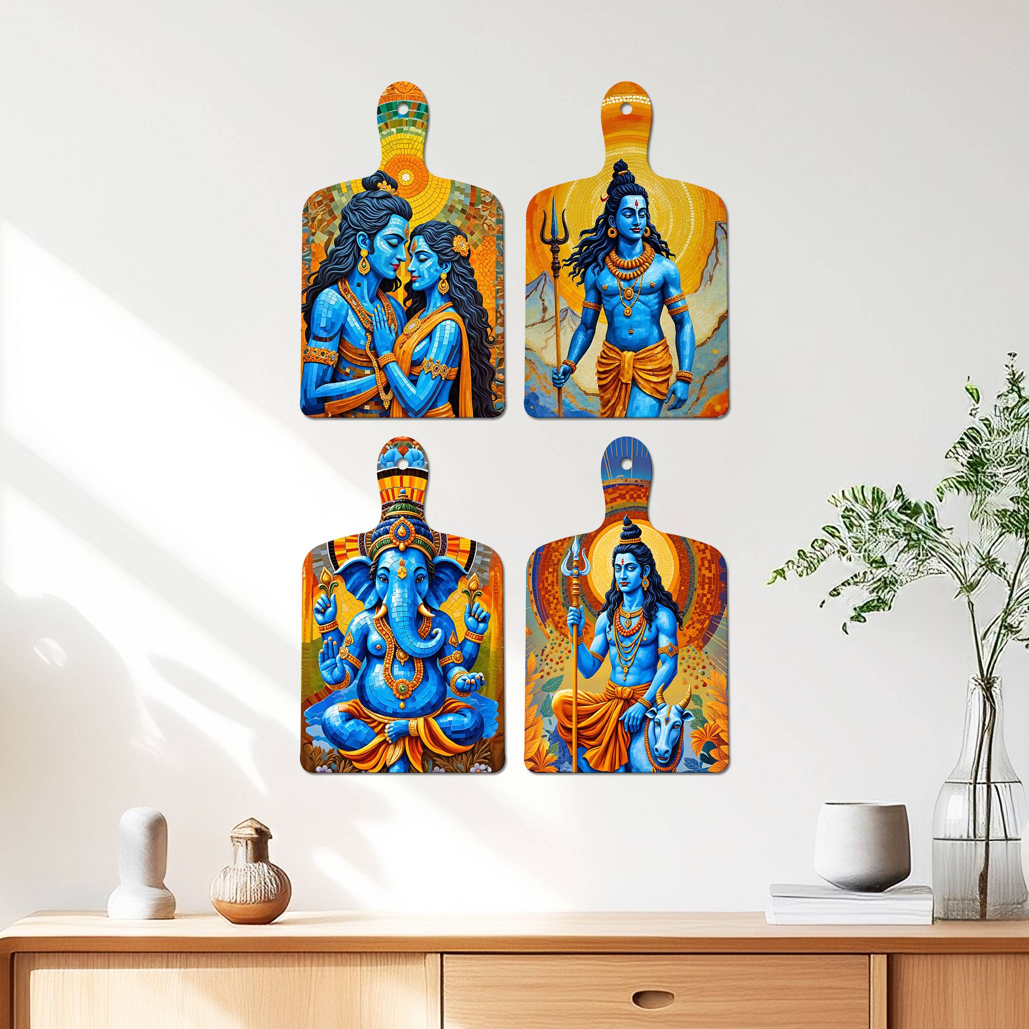 Shiva Art Wall Hanging Home Decorative Wall Art for Living room