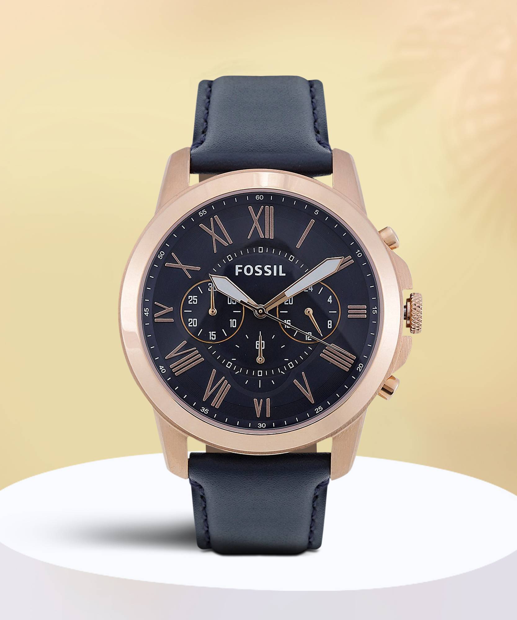 Price History of FOSSIL Grant Analog Watch For Men FS4835