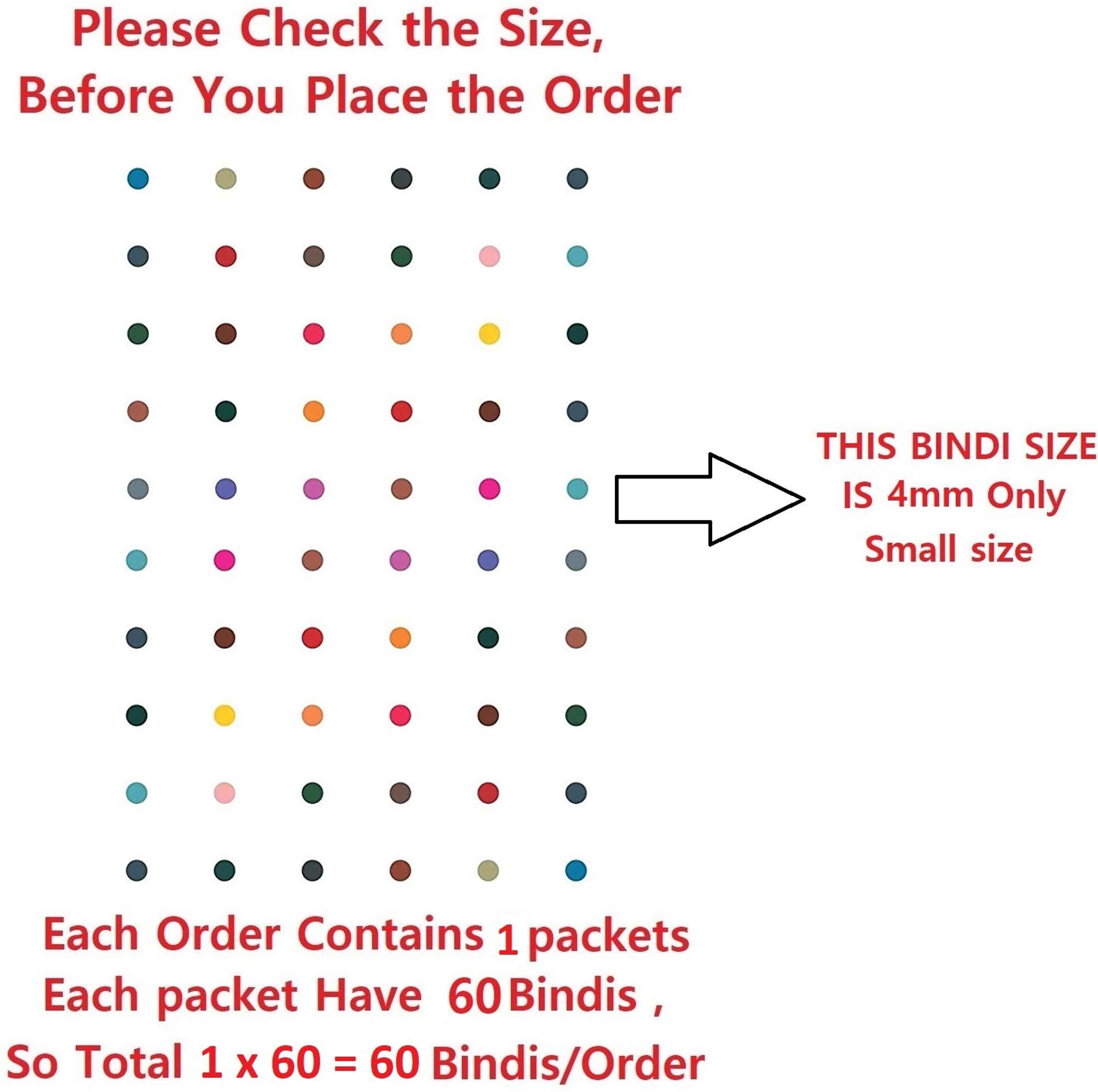 Bindi - Buy Multi Colour Bindi for Women Online | Shopsy