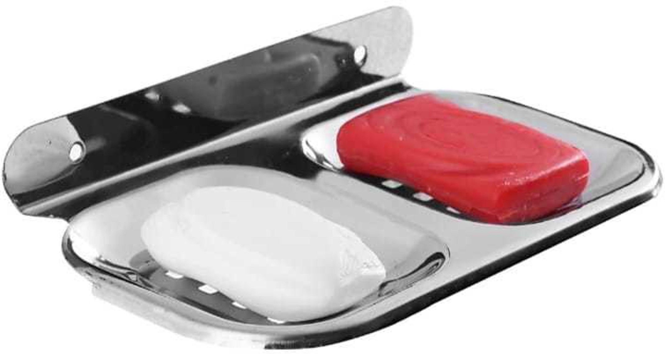 Kaya bath accssories Double Soap Dish (Silver)