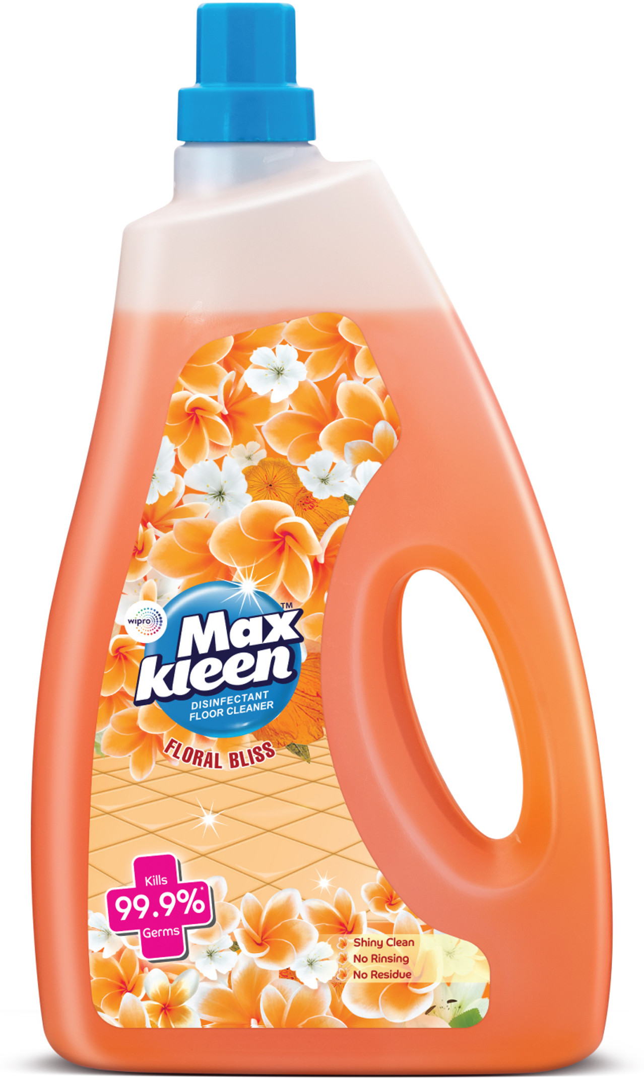Maxkleen Floral Bliss Disinfectant Floor Cleaner with 99.9% Germ Protection Floral (1800 ml)
