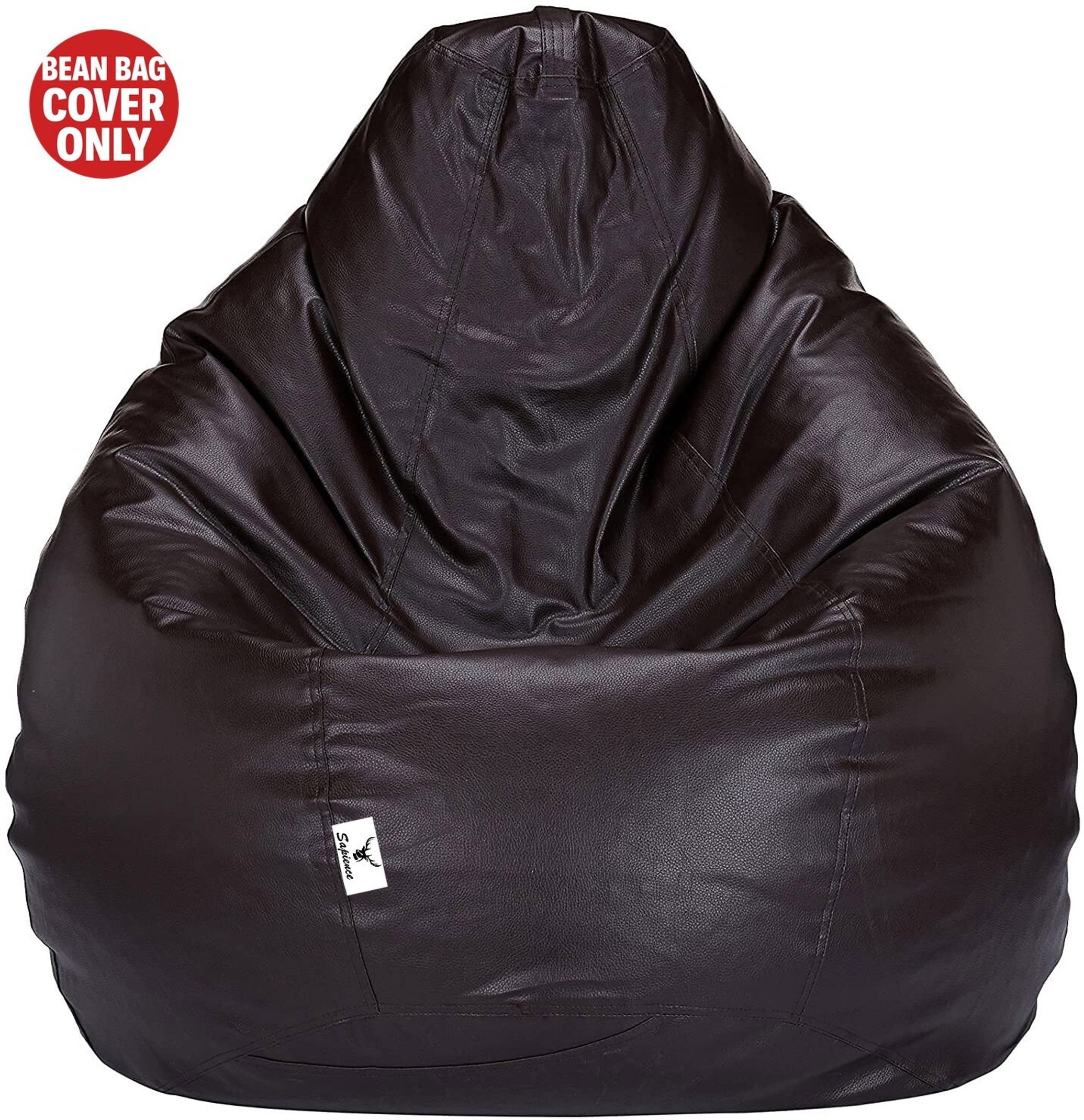 Sapience XXL Tear Drop Bean Bag Cover (Without Beans) (Black)