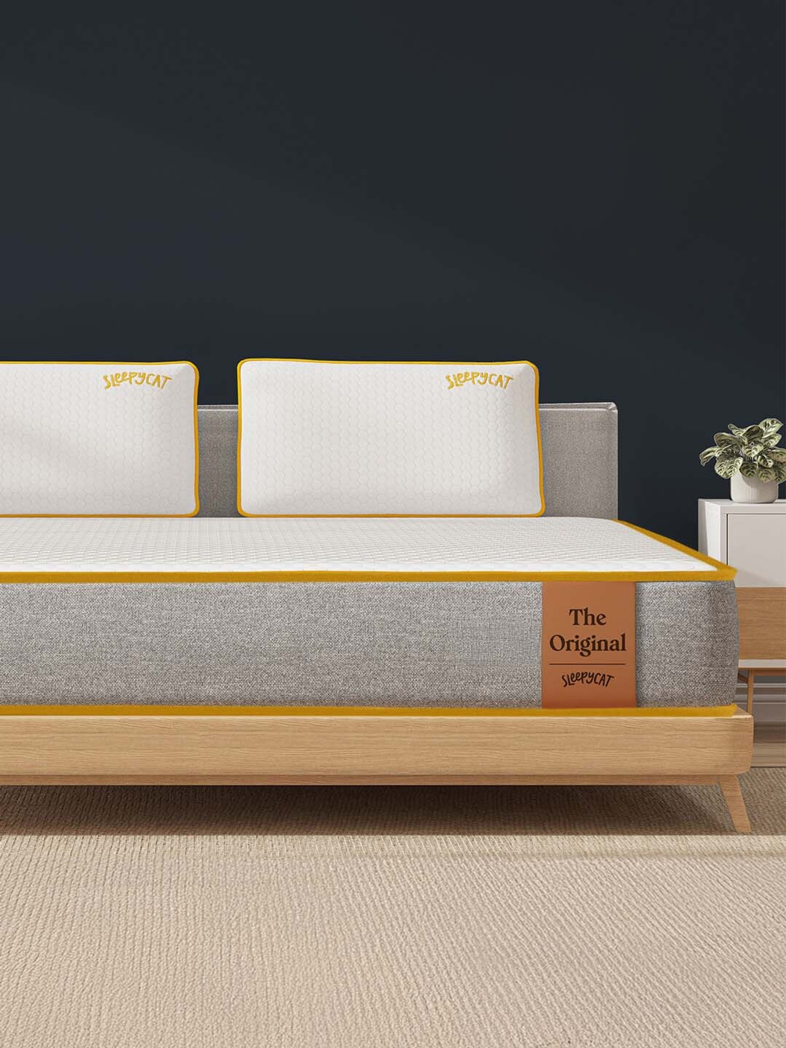 SleepyCat Original Ortho with AirGen Memory Foam 6 inch Single High Density (HD) Foam Mattress (L x W: 78 inch x 36 inch)