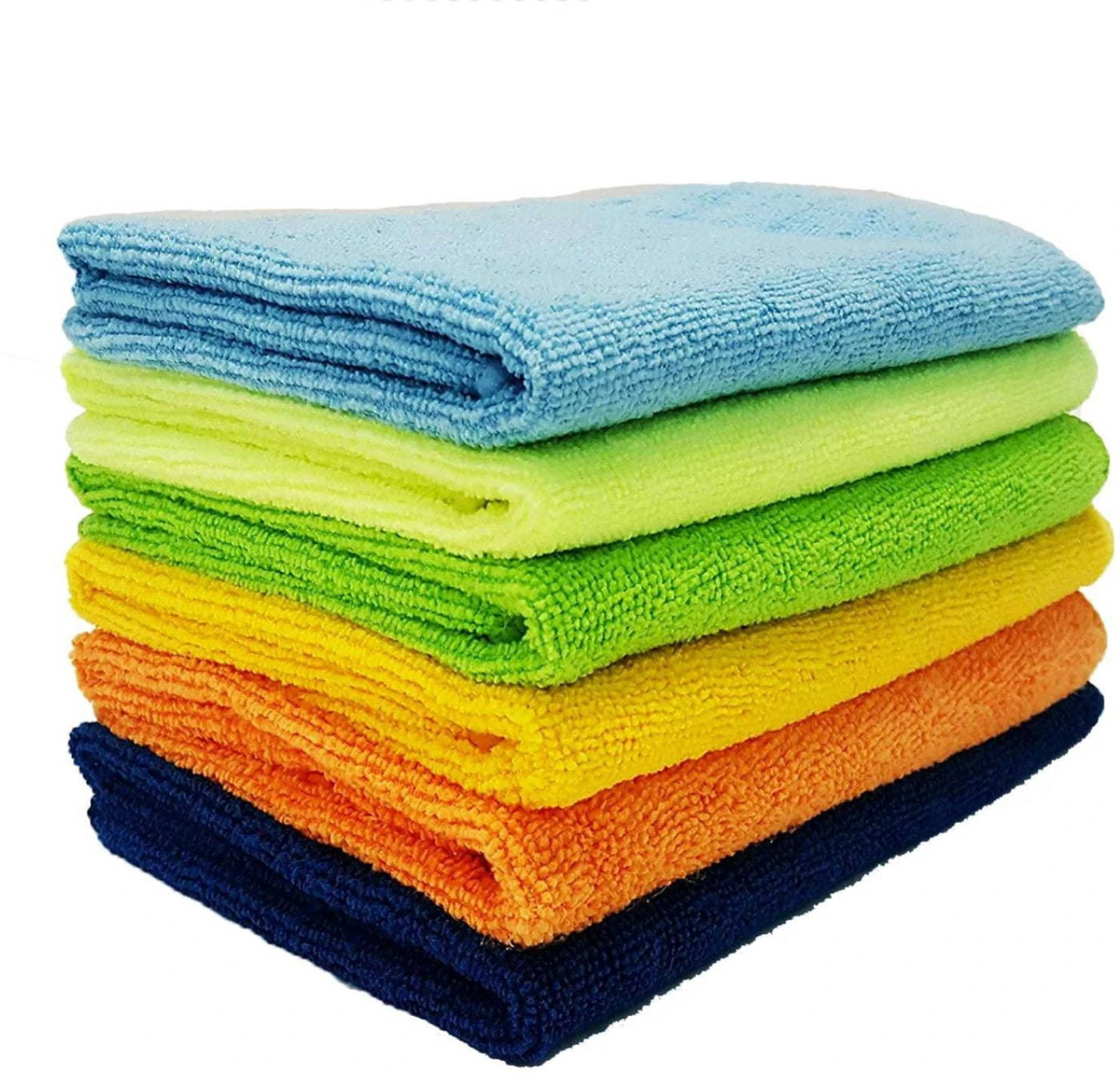 Sheen Multicolour,30X40CM,250GSM,PK6 Dry Microfiber Cleaning Cloth (6 Units)