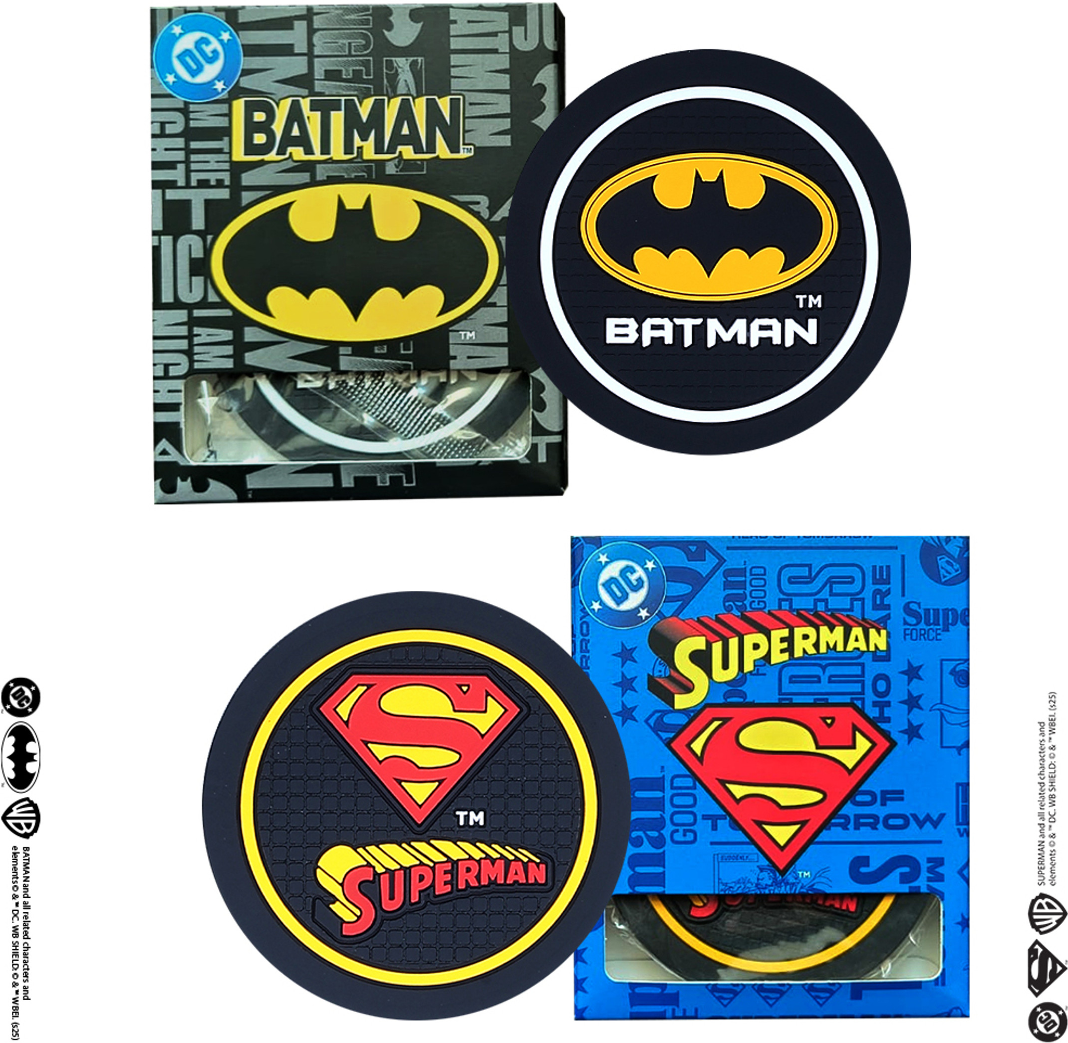 Involve Round Rubber Coaster (Pack of 2)