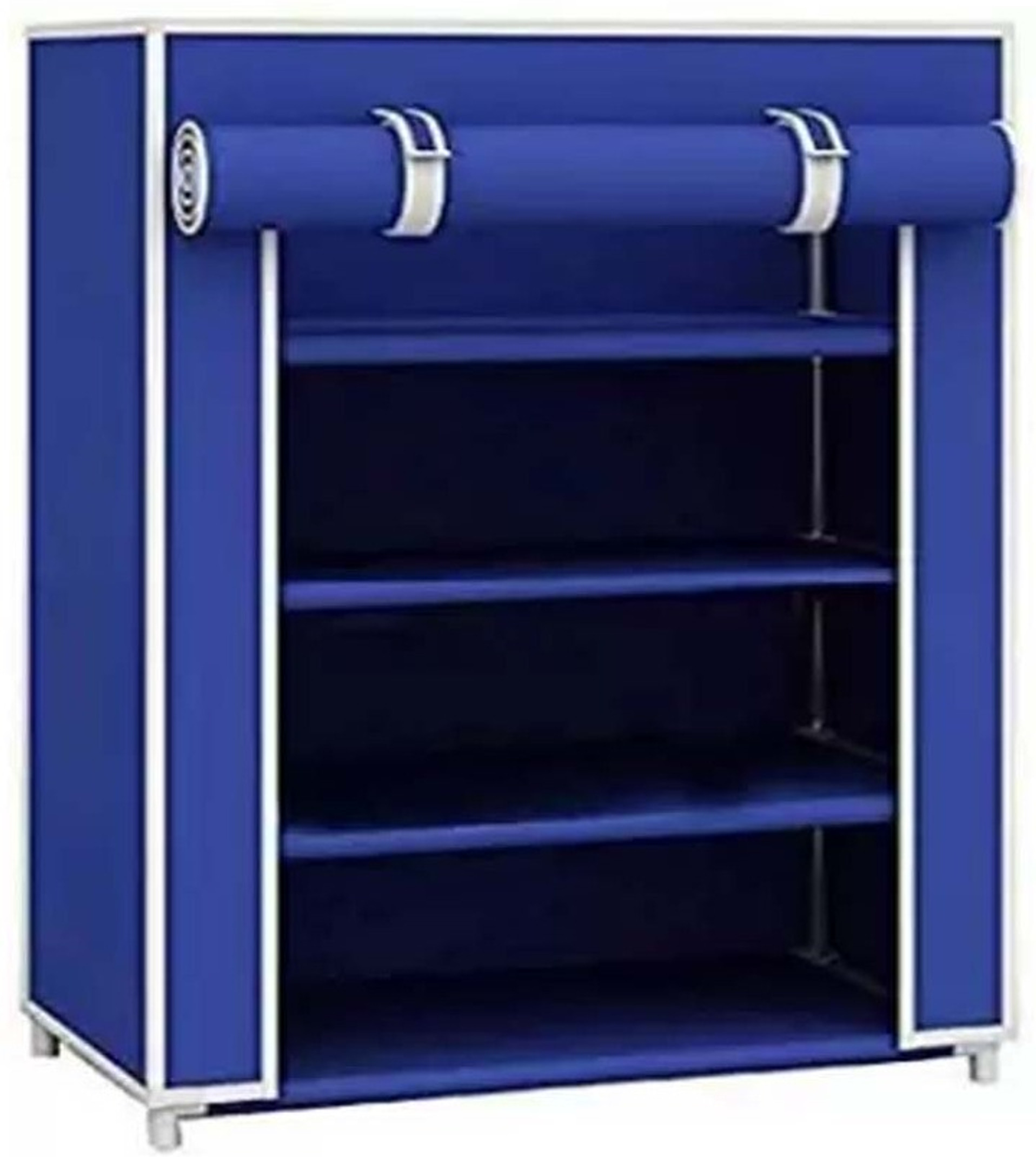 FRESHWIND Carbon Steel Collapsible Wardrobe (Finish Color - Blue, DIY(Do-It-Yourself))