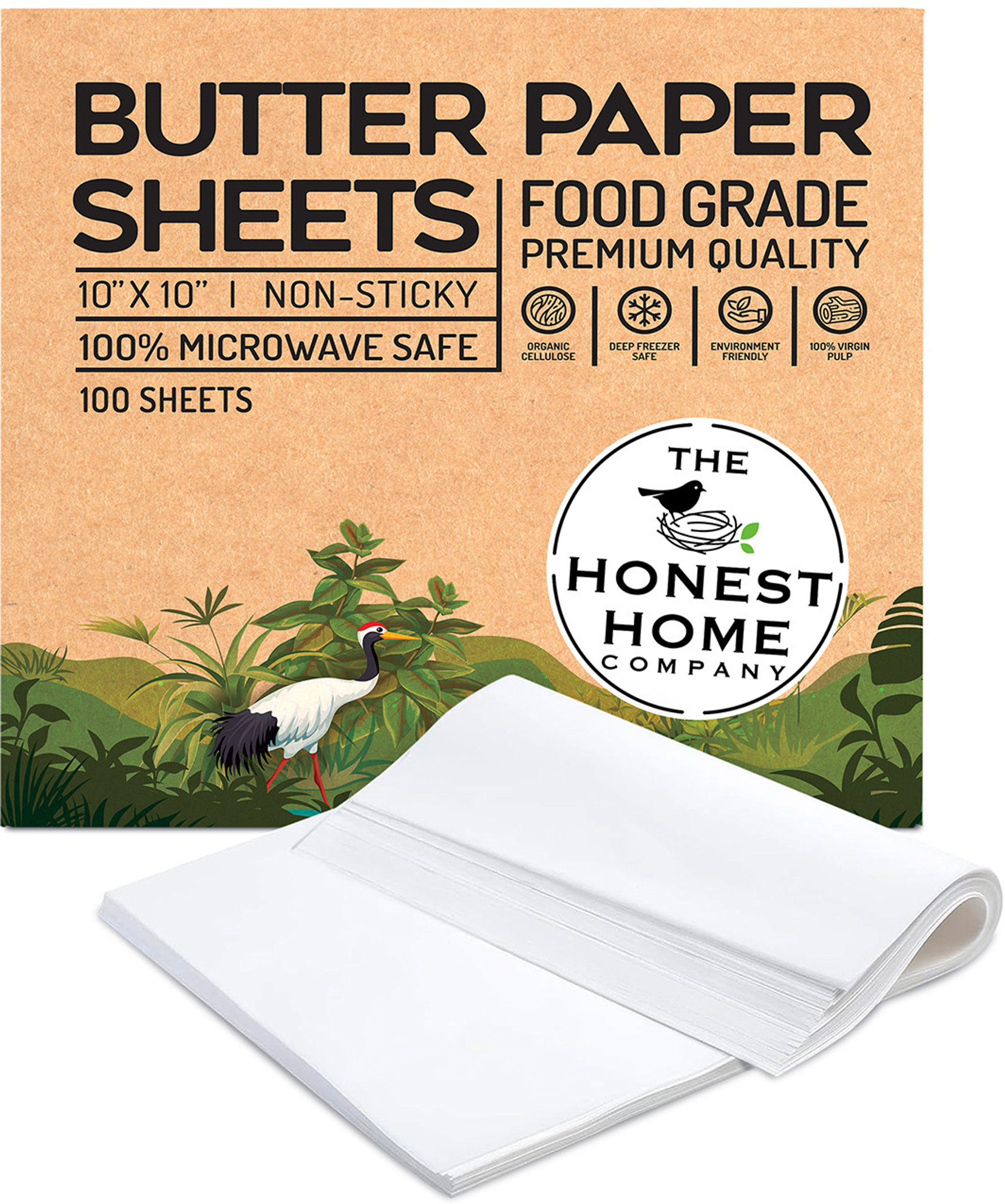 The Honest Home Company Oilproof Butter Paper Sheets 100Pcs - For Cooking, Baking Parchment Paper Price in India - Buy The Honest Home Company Oilproof Butter Paper Sheets 100Pcs - For Cooking, Baking Parchment Paper online at Flipkart.com