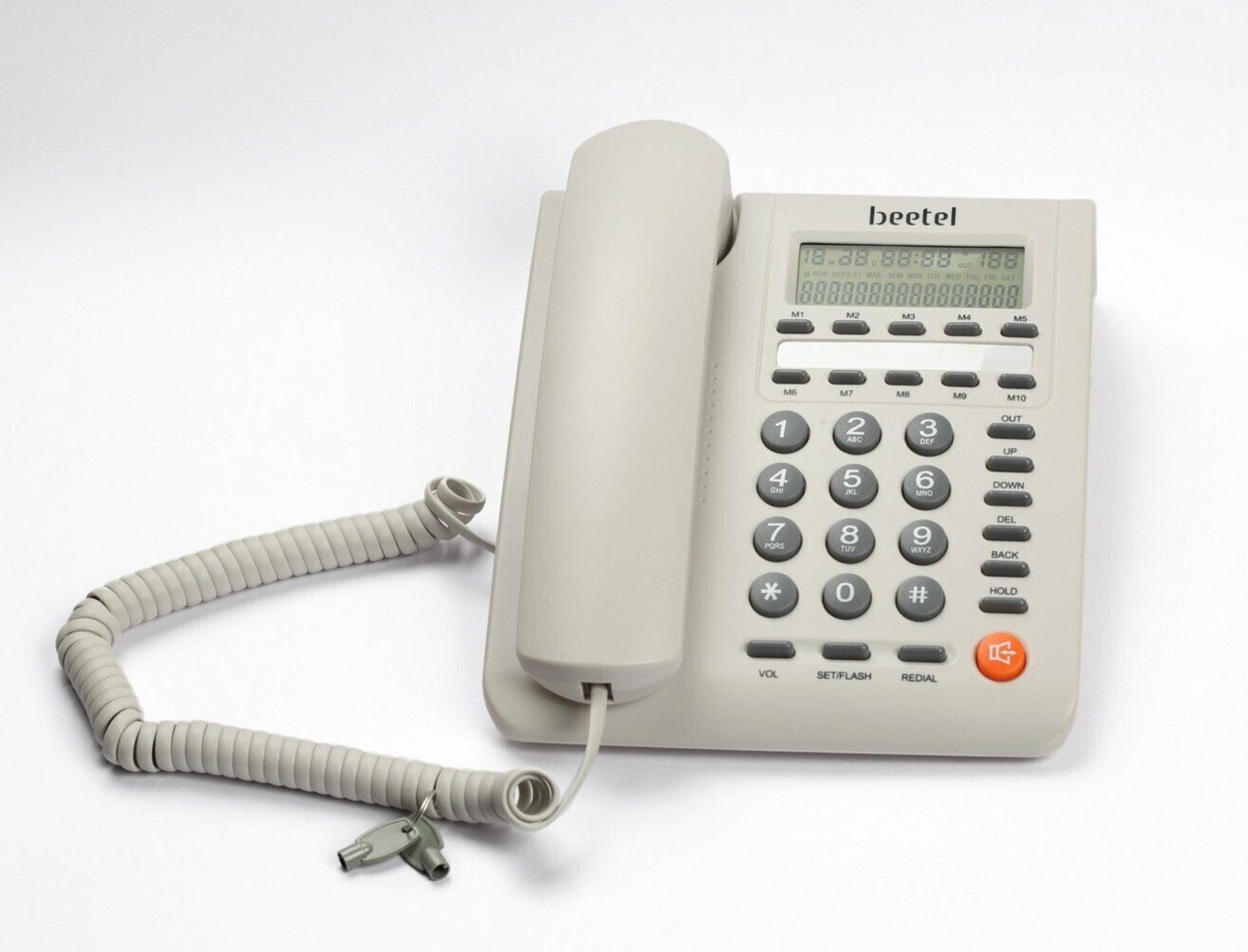 Beetel M59 Corded Landline Phone (Off White)