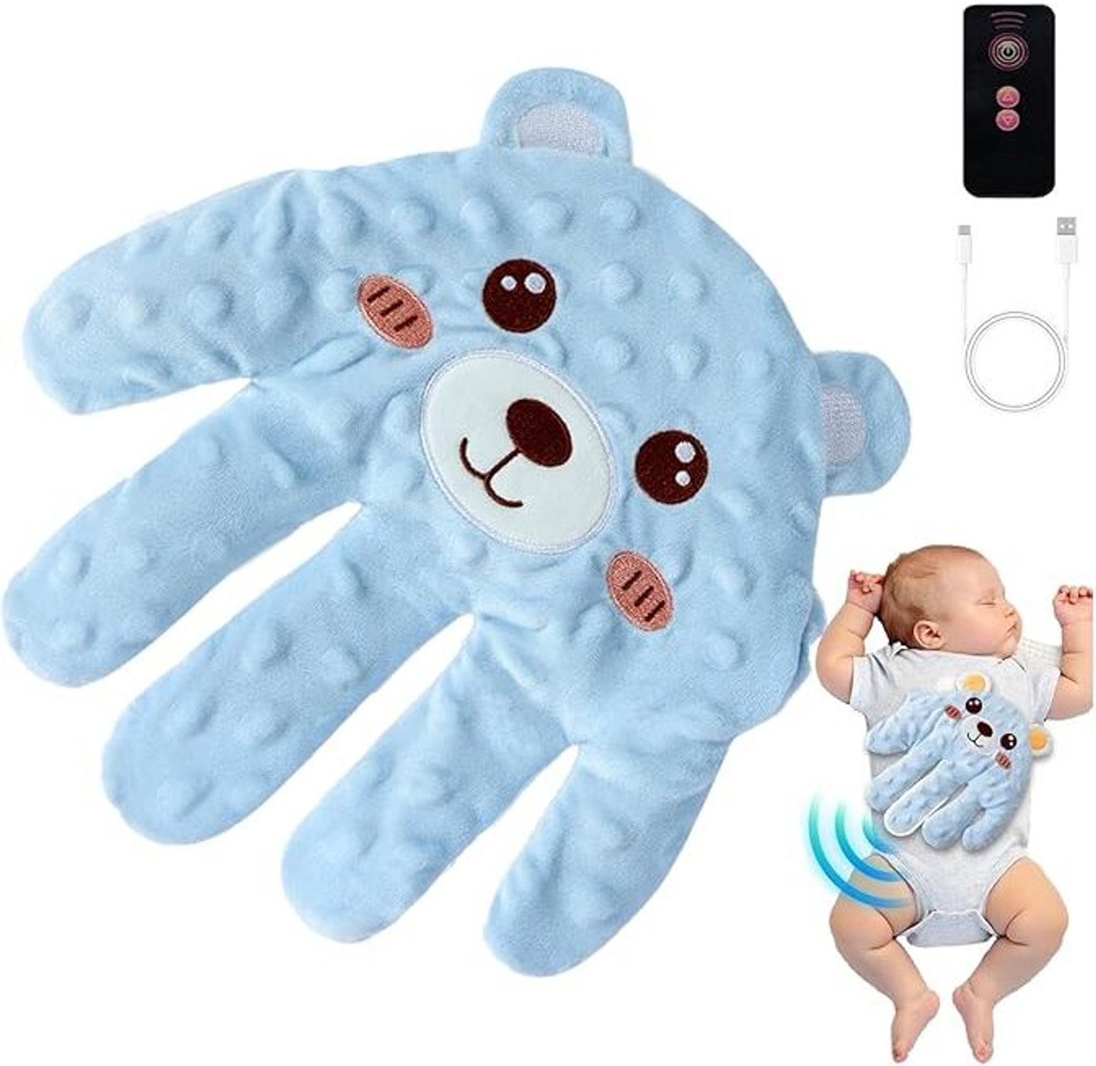 GorillaGrrip Baby Soothing Palm, Baby Patter for Sleep, Baby Star... more