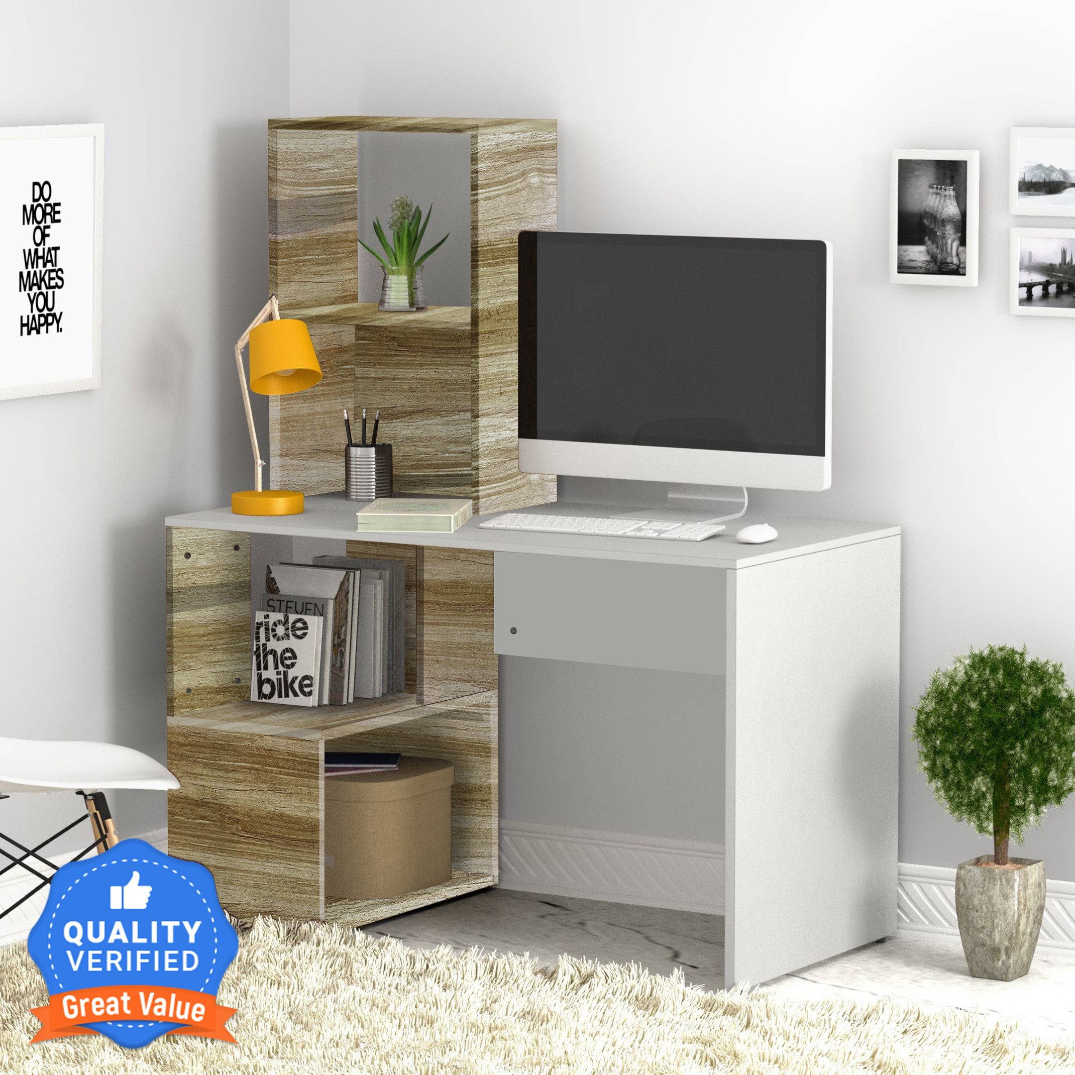 Flipkart Perfect Homes Studio Noel Dual Tone Engineered Wood Study Table Price in India - Buy Flipkart Perfect Homes Studio Noel Dual Tone Engineered Wood Study Table online at Flipkart.com