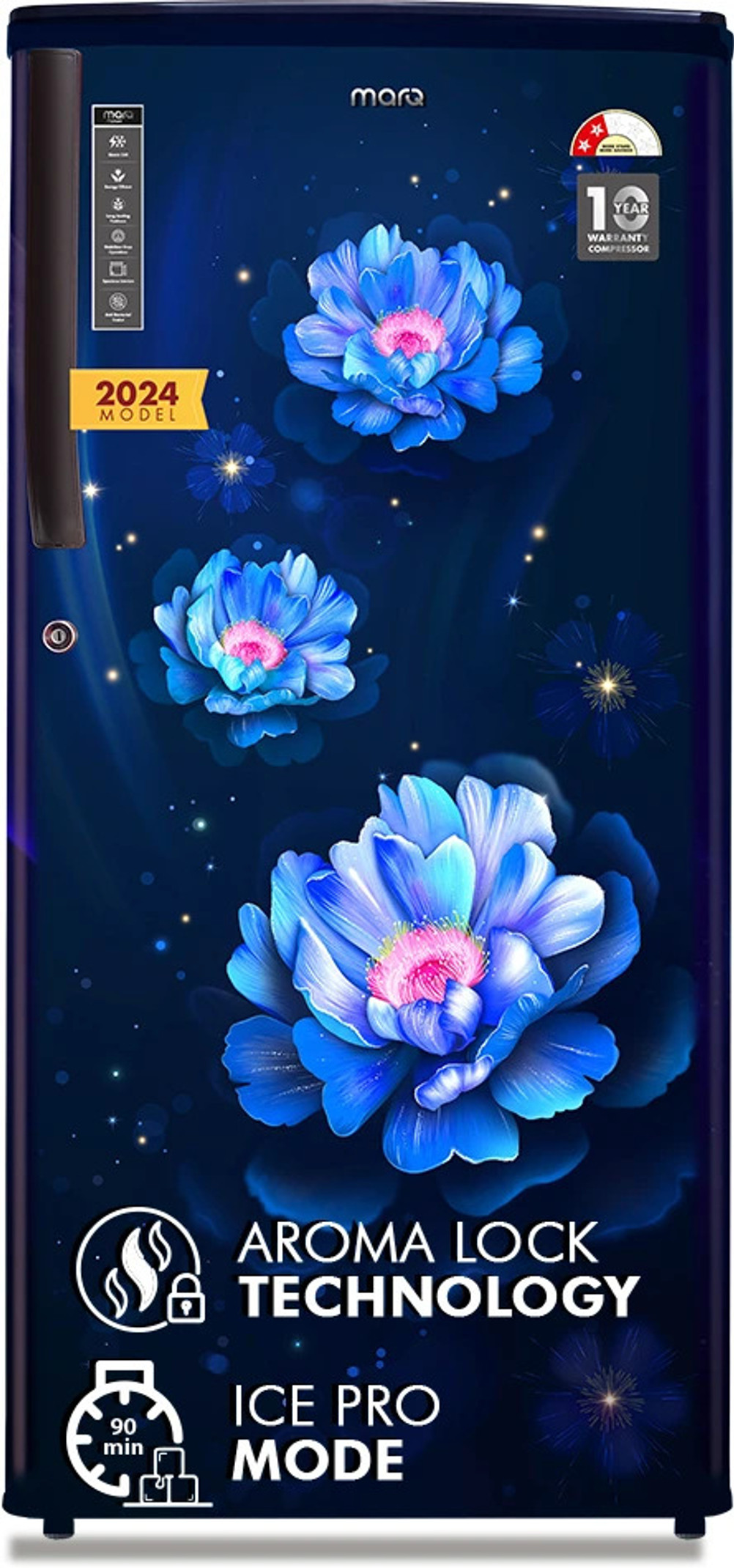 MarQ by Flipkart 183 L Direct Cool Single Door 2 Star Refrigerator  with Aroma Lock Technology & Toughened Glass Shelves Online at Best Price in India | Flipkart.com