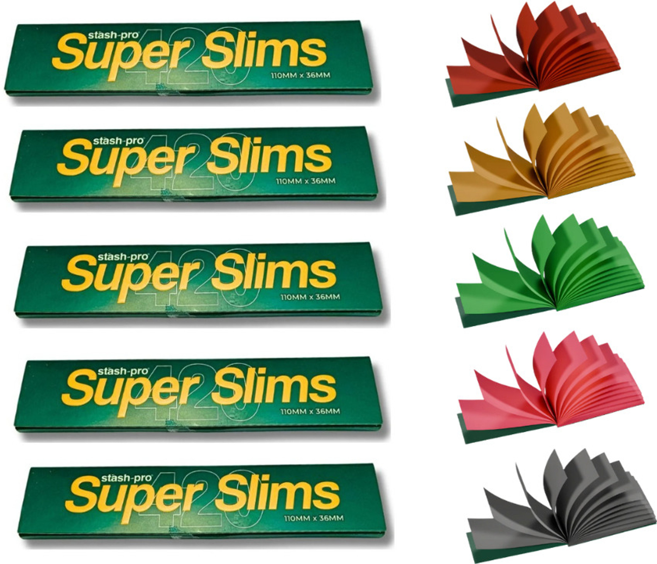 Stash-Pro Rolling Paper (Pack of 5)