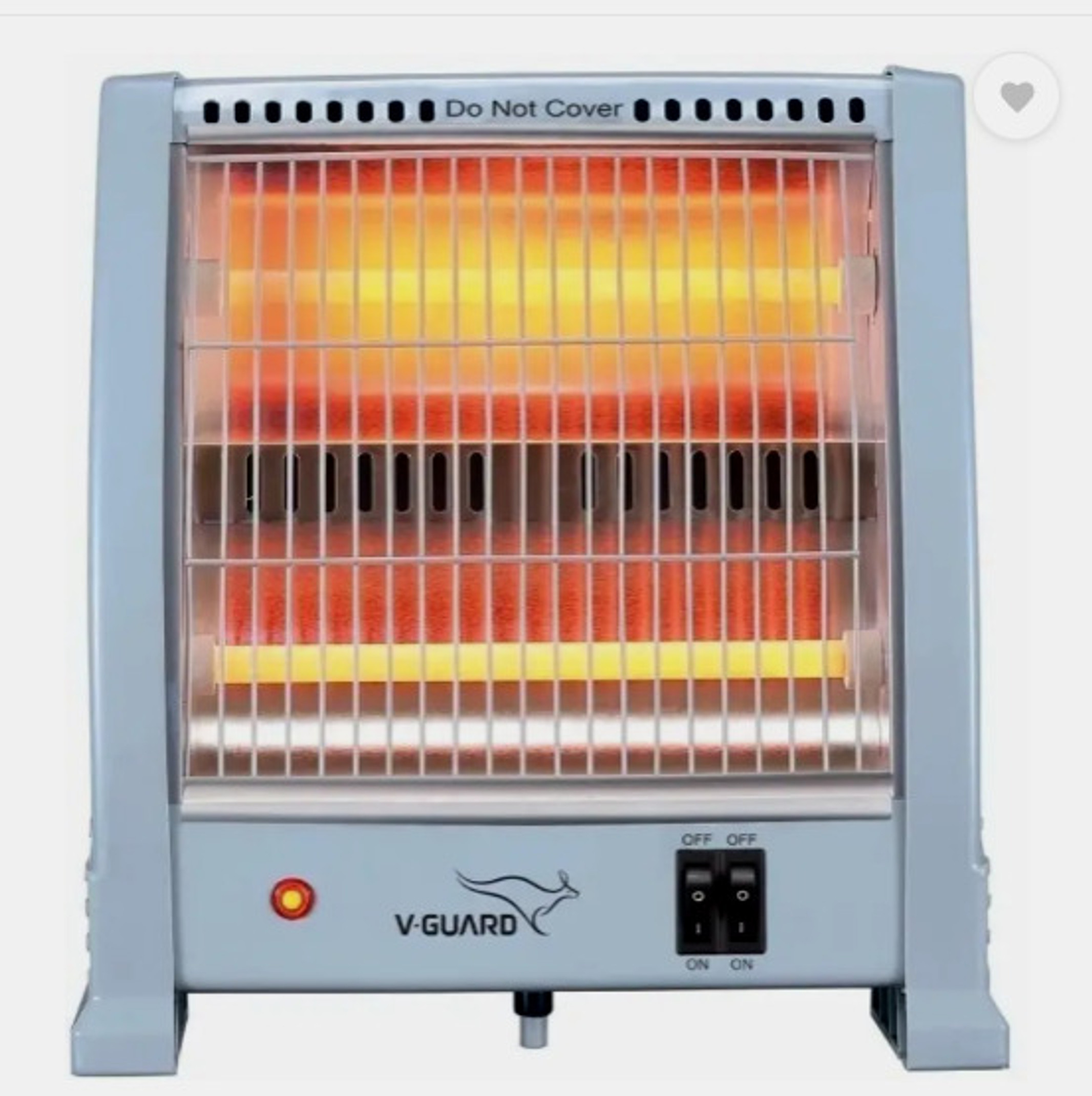 V-Guard QUARTZ RH2QT 2000 Quartz Room Heater