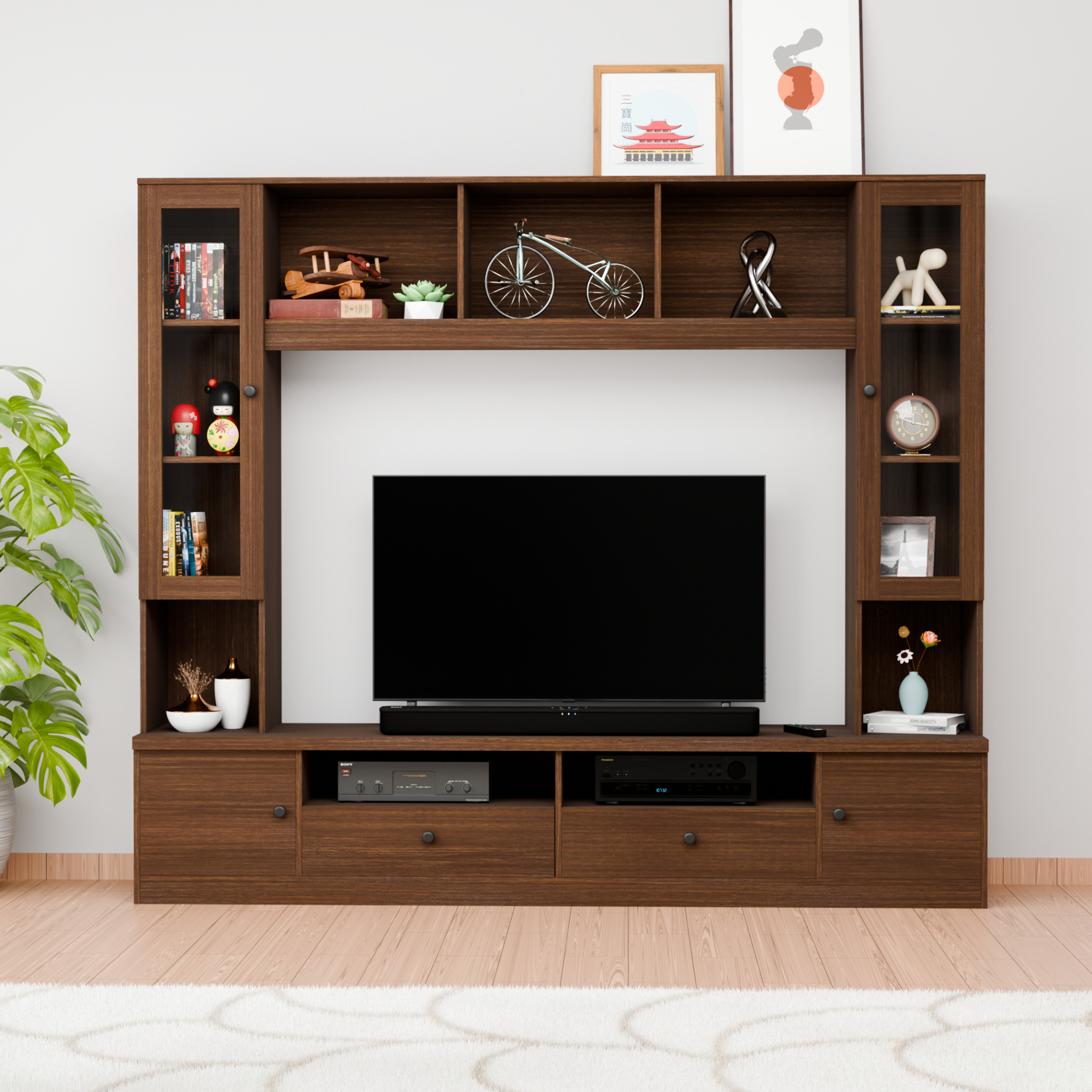 Flipkart Perfect Homes Webster Engineered Wood TV Entertainment Unit Price in India - Buy Flipkart Perfect Homes Webster Engineered Wood TV Entertainment Unit online at Flipkart.com
