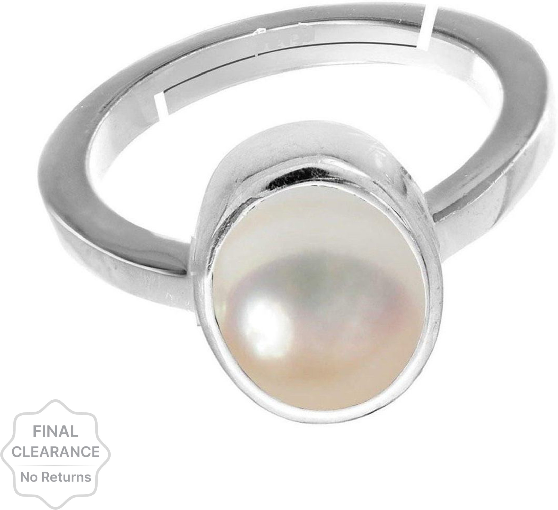 Proantic: Ring In White Gold Cultured Pearl And Diamonds